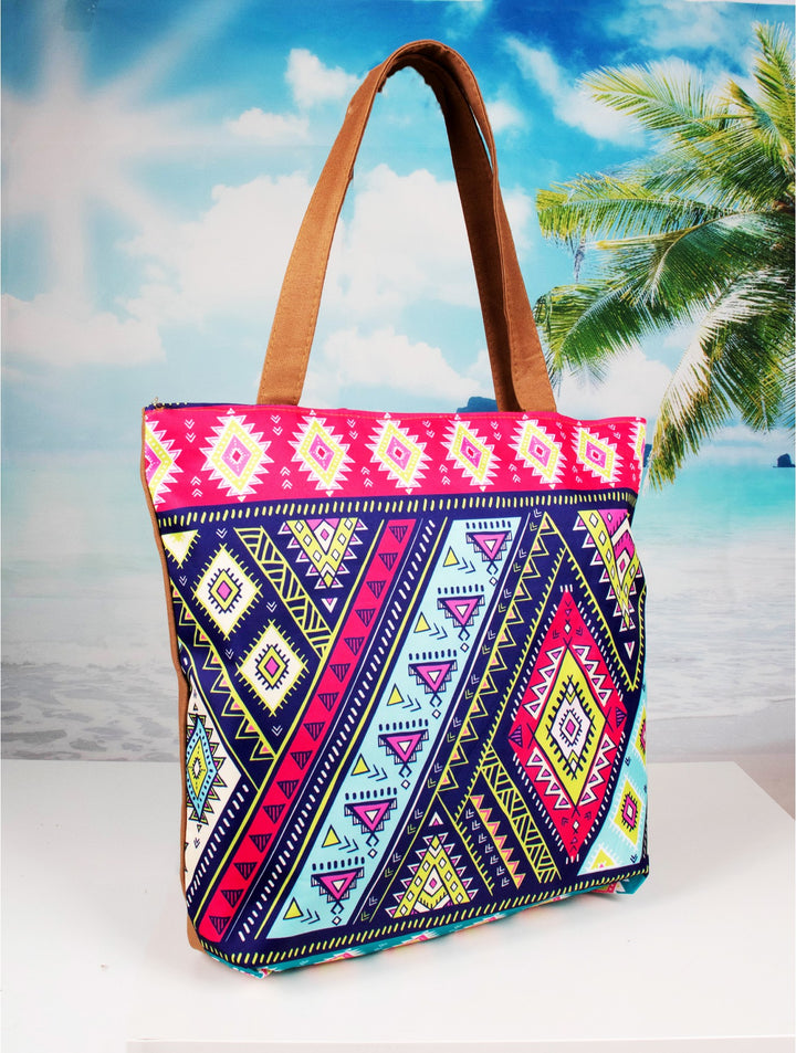 Waterproof Abstract Pattern Tote Bag