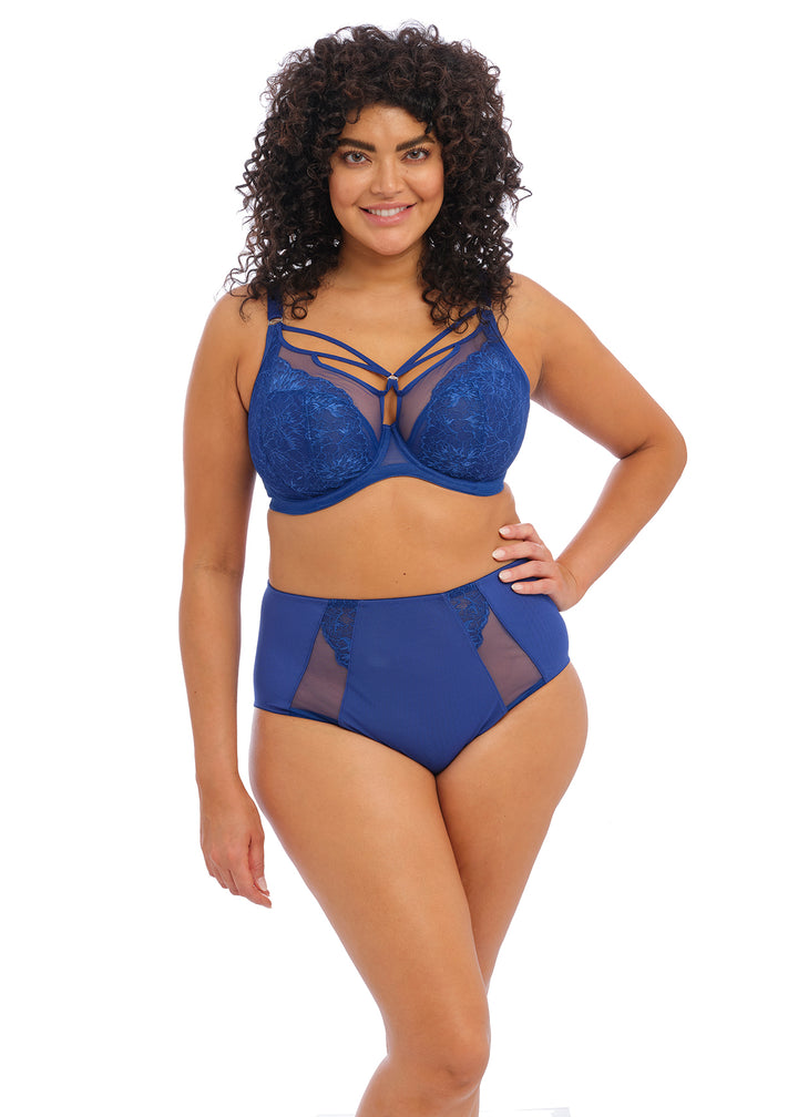 Elomi Brianna Plunge Bra - Lapis - Size G 40