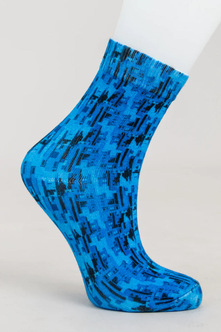 Ladies Bamboo Printed Socks