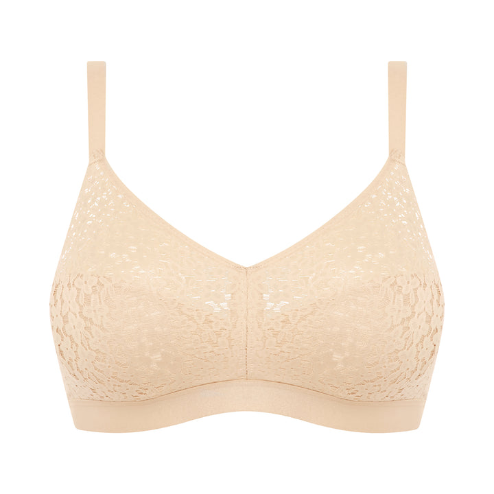 Norah Supportive Wire Free Bra - Nude Blush