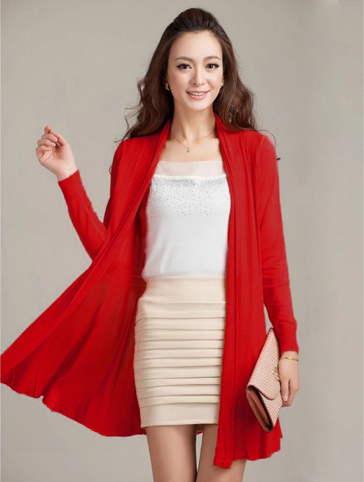 Mercerized Cotton Cardigan