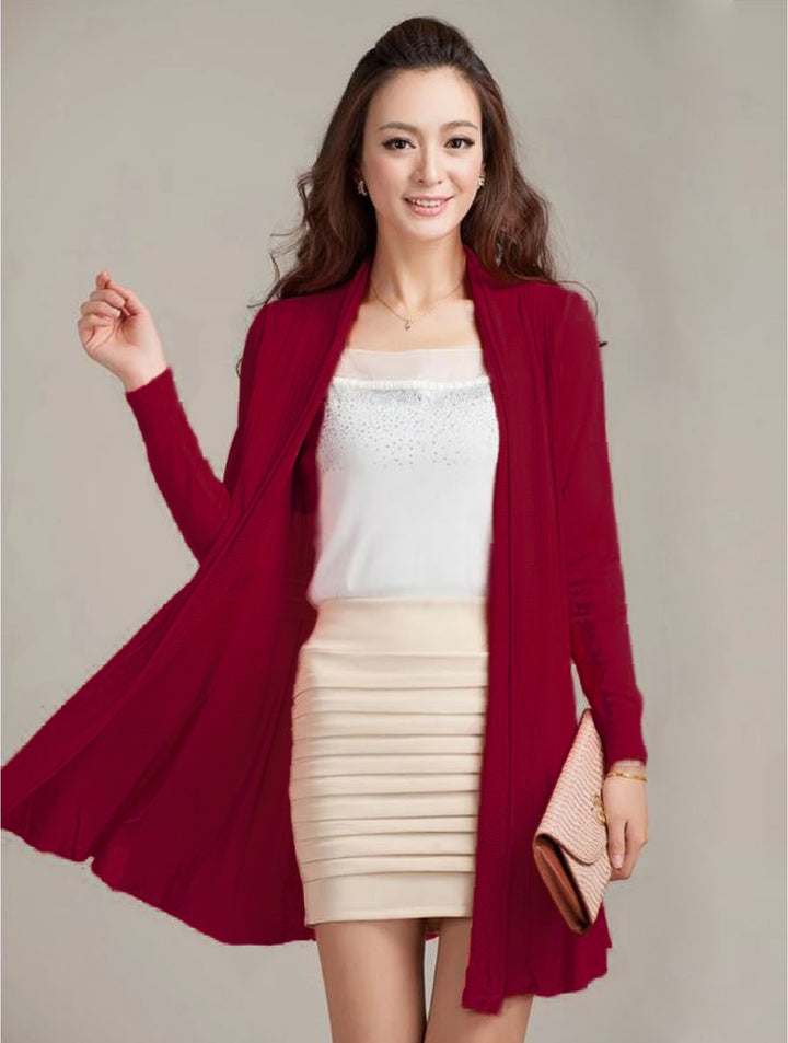 Mercerized Cotton Cardigan