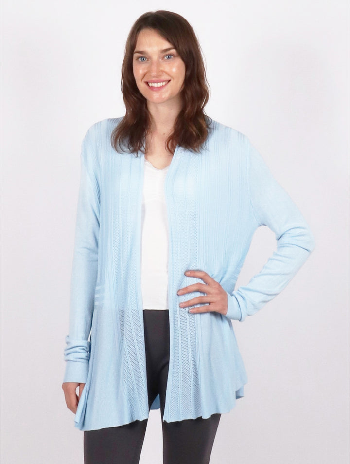 Mercerized Cotton Cardigan