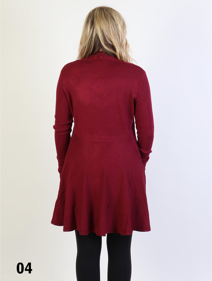 Plus Size Open Front Cardigan