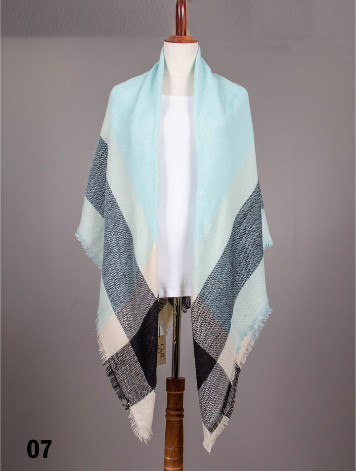 Plaid Blanket Scarf