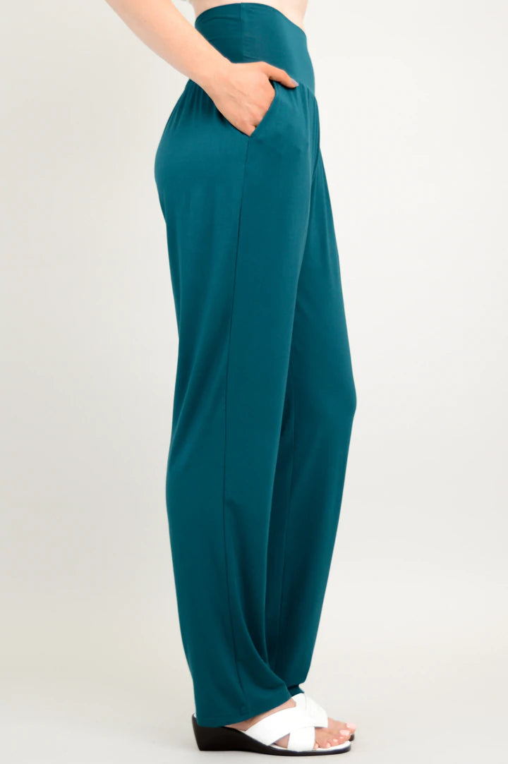 Clair Bamboo Pants - Teal