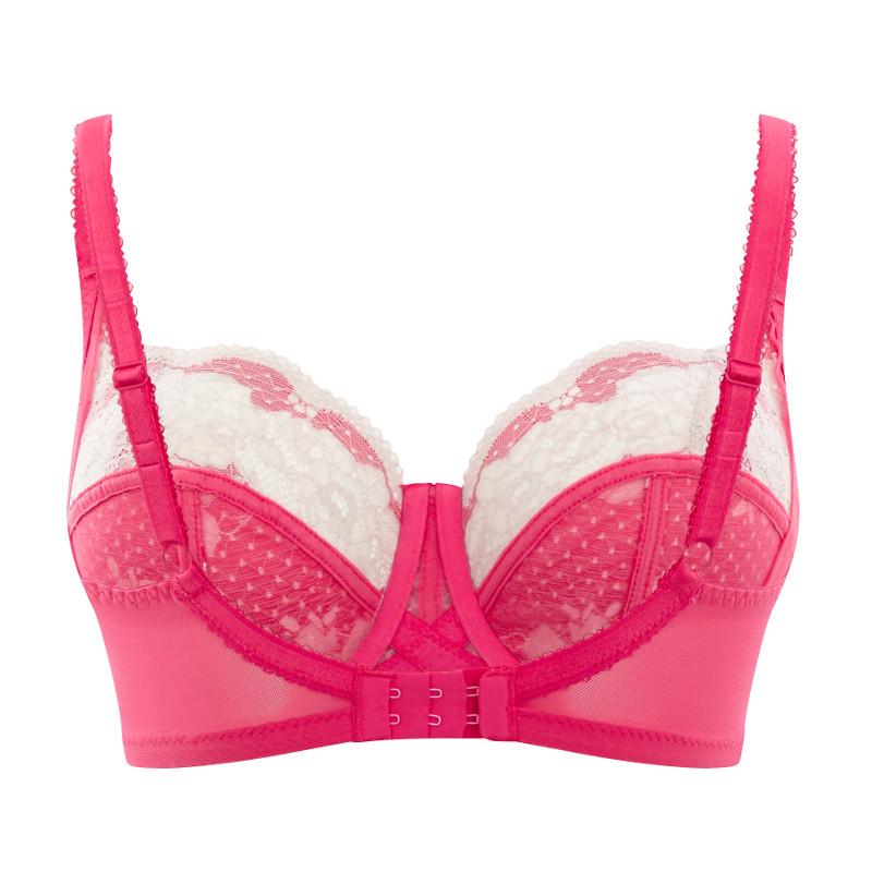 Clara Full Cup - Pink/ Dove - Sheer Essentials Lingerie & Swim