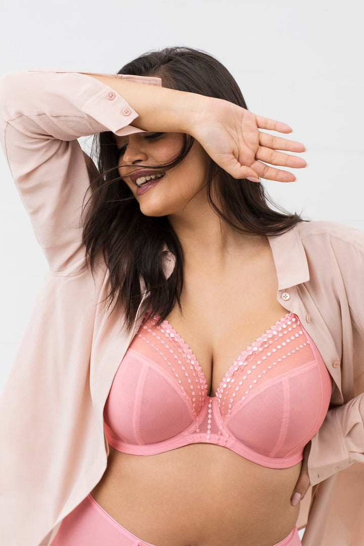 Elomi Matilda Plunge Bra - Rose