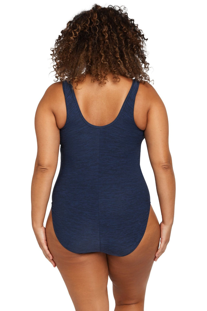 Mélange Navy Fuseli One Piece
