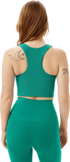 Girlfriend Collective Dylan Tank Bra - Saguaro