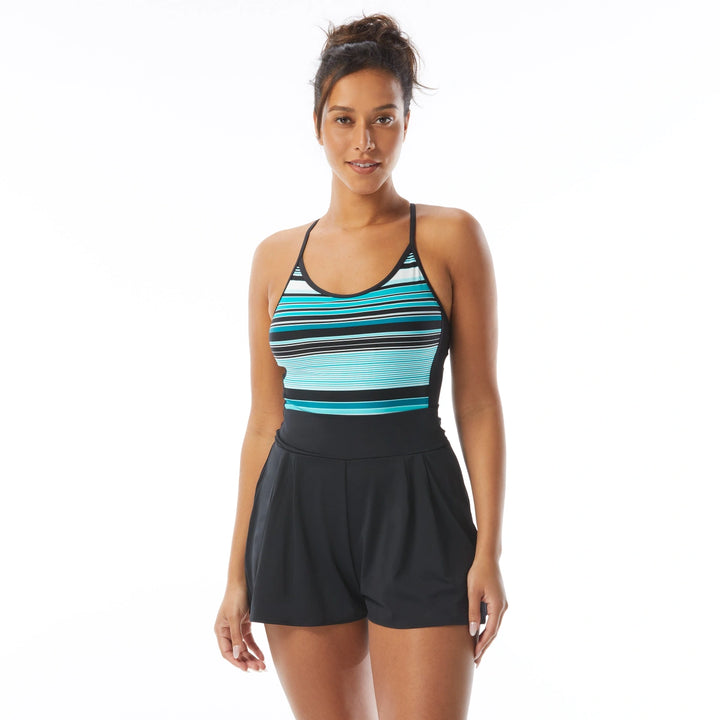 Beach House Shorelines Swim Romper