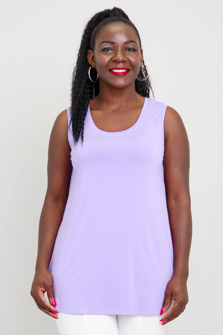 Jazz Bamboo Tank - Lavender