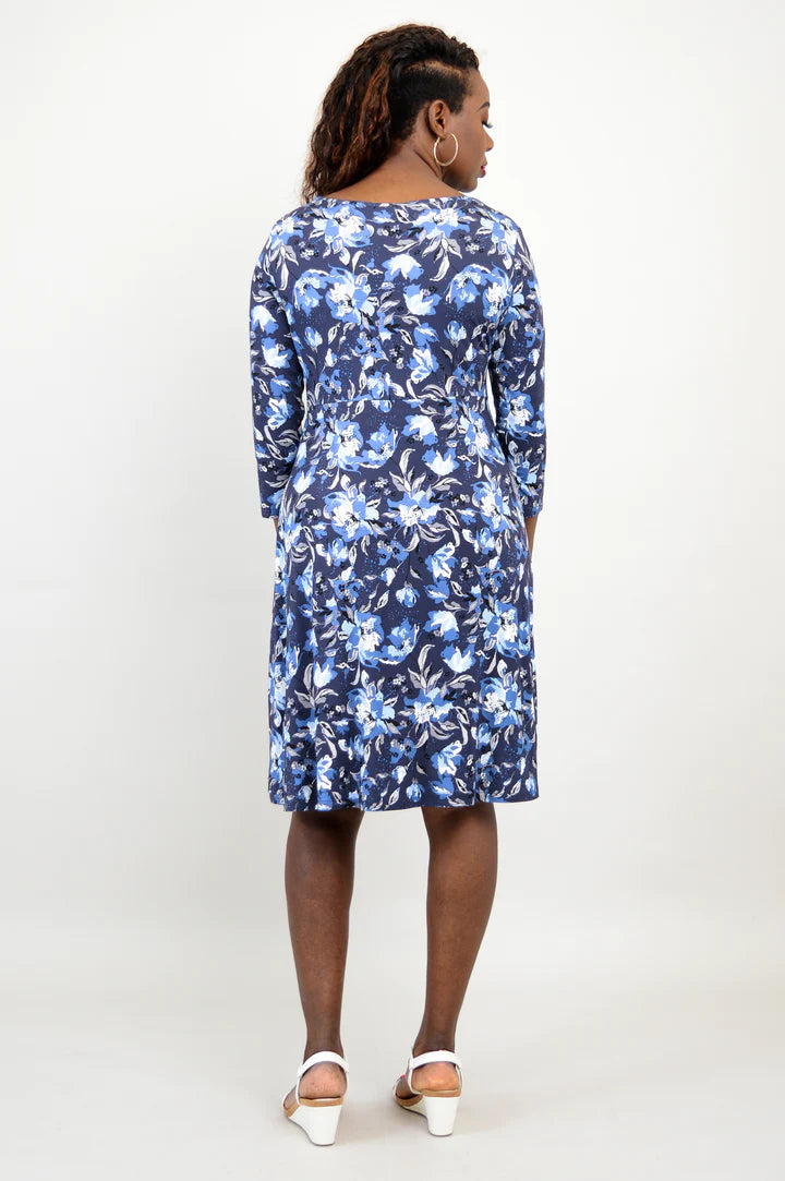 Judy Bamboo 3/4 Sleeve Dress - Size Medium