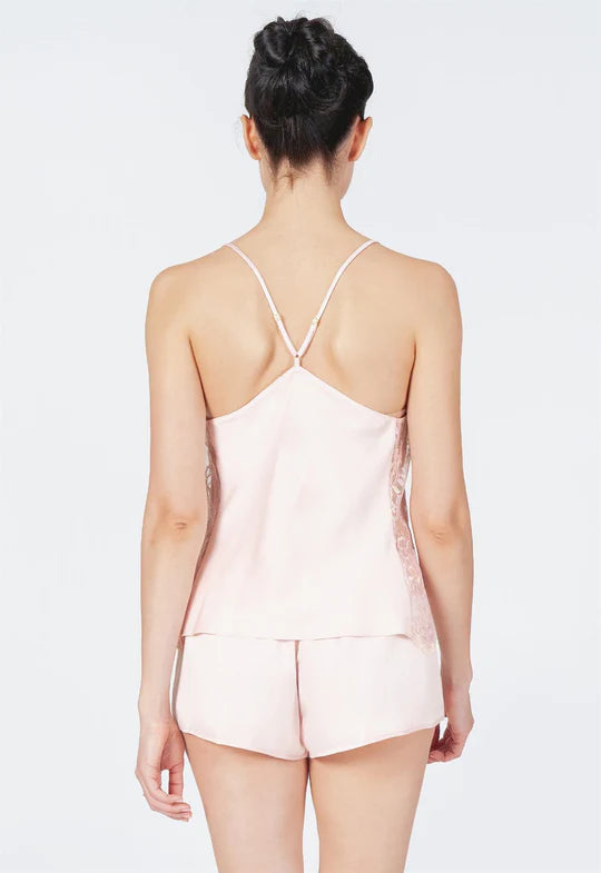 Rya Darling Cami Tap Pants Set - Petal Pink - Size X-Large