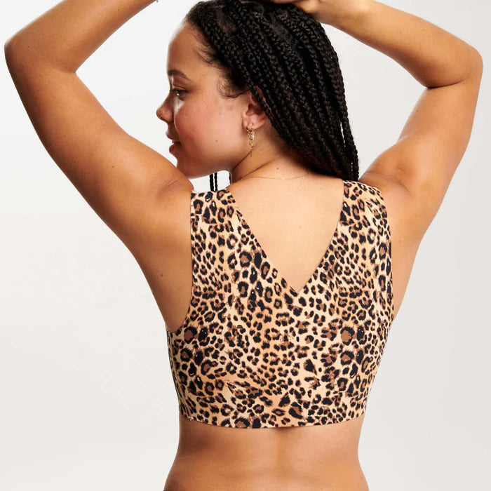 Evelyn & Bobbie Defy Bra - Padded - Leopard - Size Small