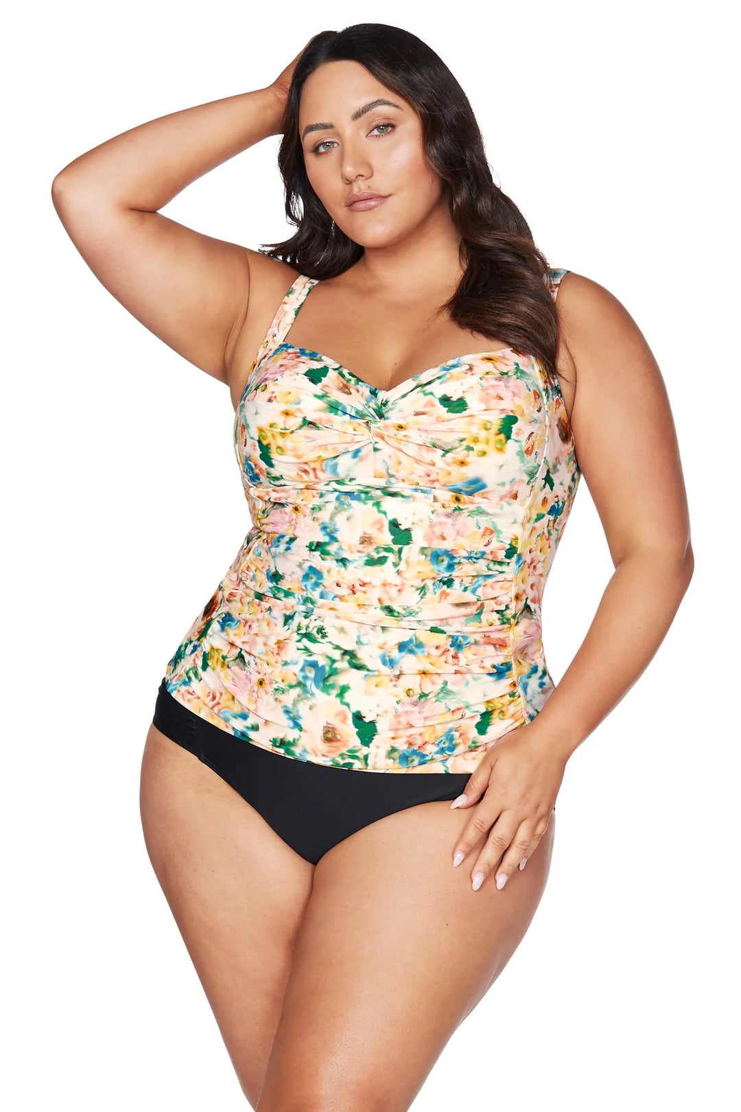 Odette Multi Botticelli Tankini Top