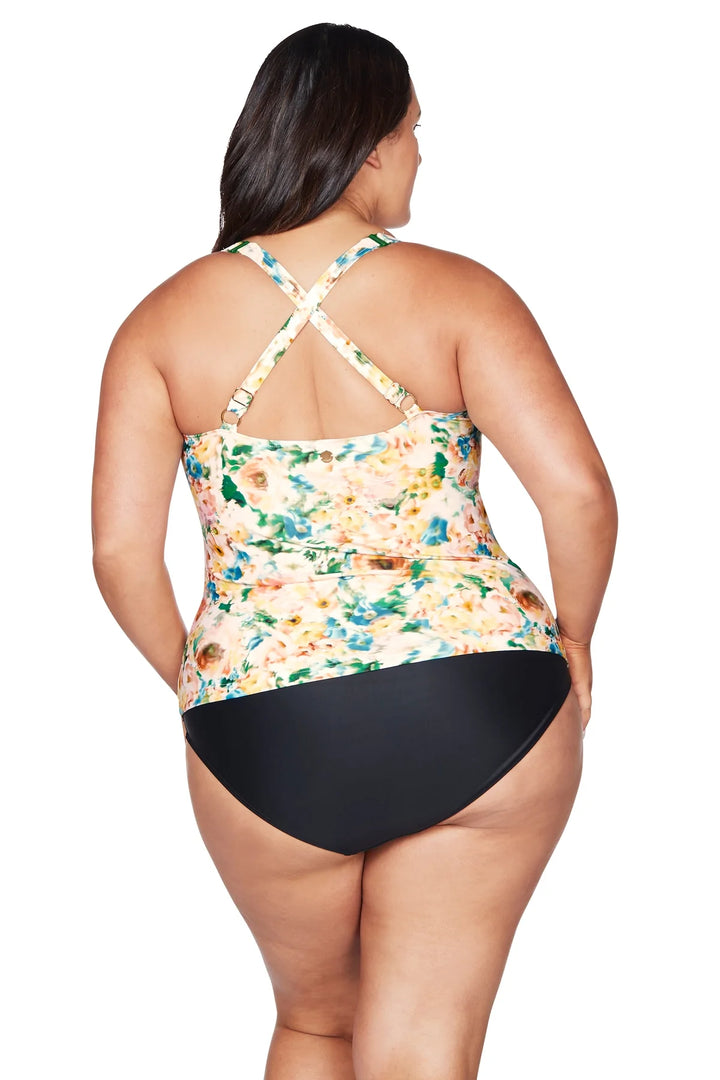 Odette Multi Botticelli Tankini Top