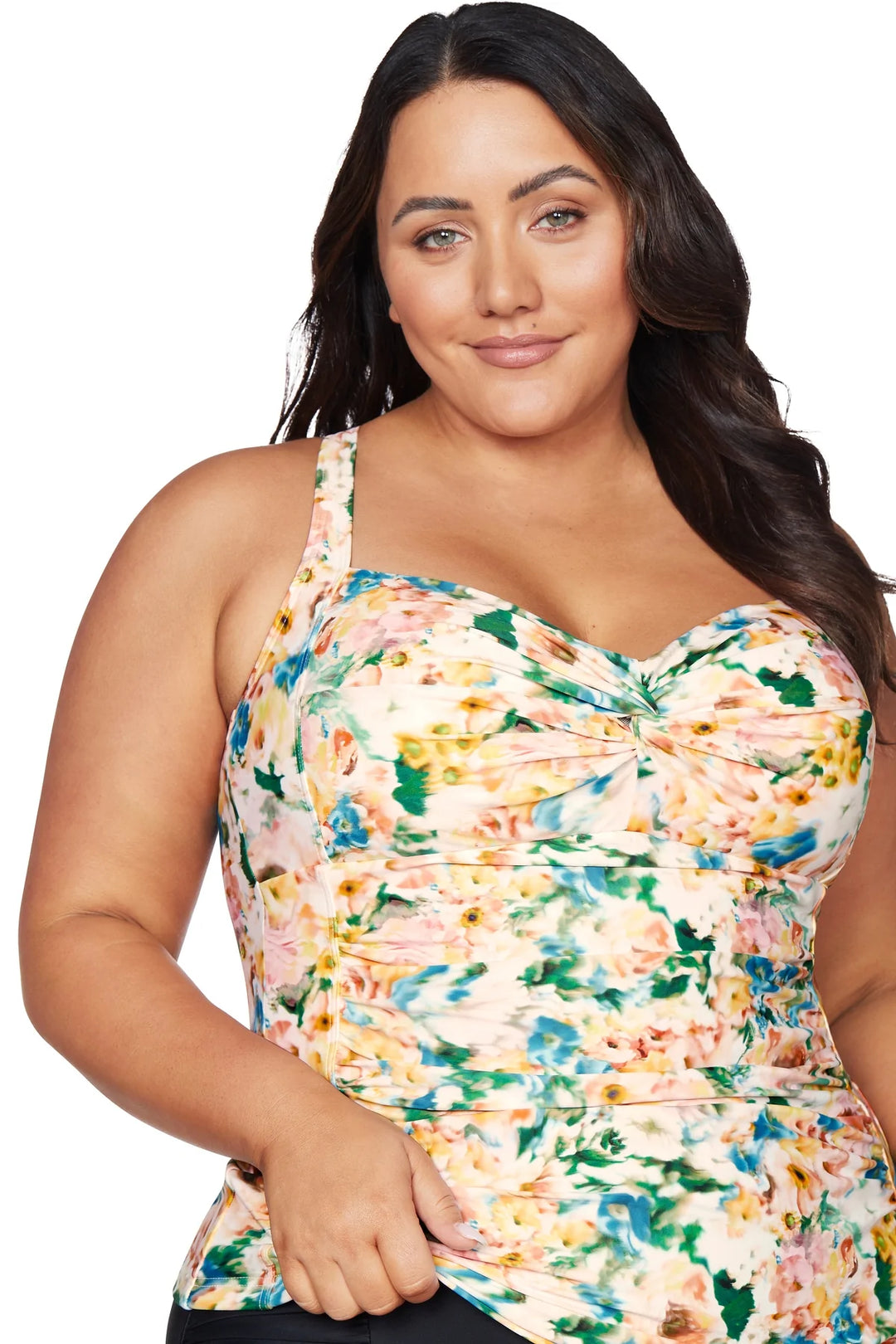 Odette Multi Botticelli Tankini Top