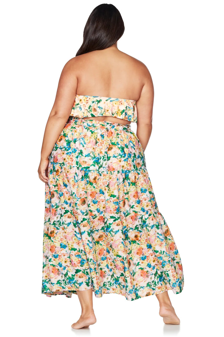 Odette Multi Elgar Maxi Beach Skirt