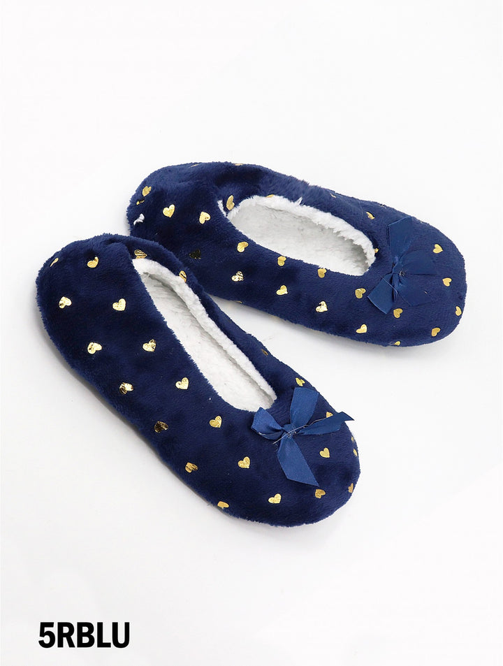 Heart Fashion Printed Women's Slipper Socks