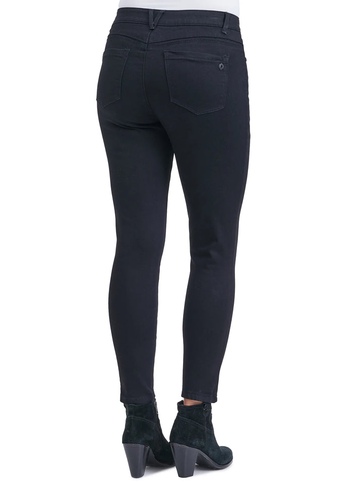 "Ab"solution® Black Modern High Rise Plus Ankle Length Jeans - Size 24W