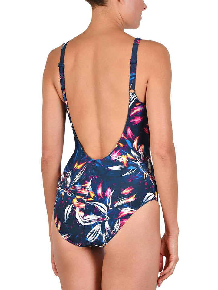 Naturana Printed One Piece Swimsuit - Size 22