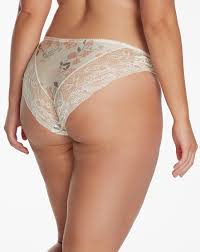 Flamenco Brief - Ivory/ Pink