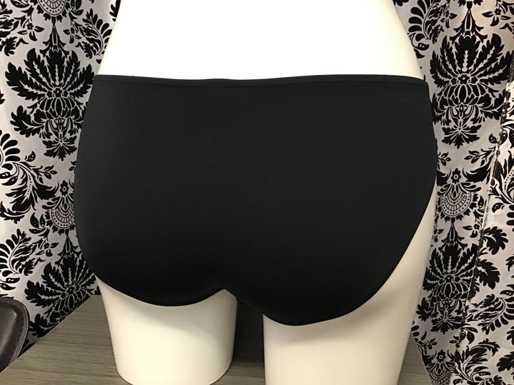 Contemporary Black Swim Bottoms