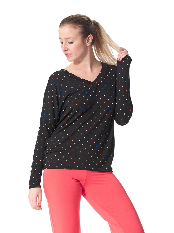 Viva V-Neck Top - Size Large