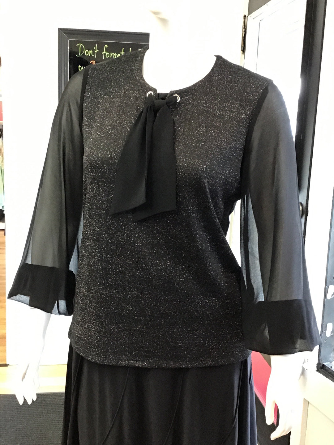 Neck Tie Top - Size 2 X