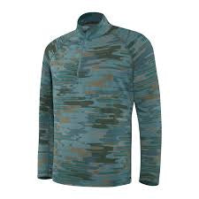 Saxx Viewfinder 1/2 Zip - Blue Up In Smoke - Size Medium