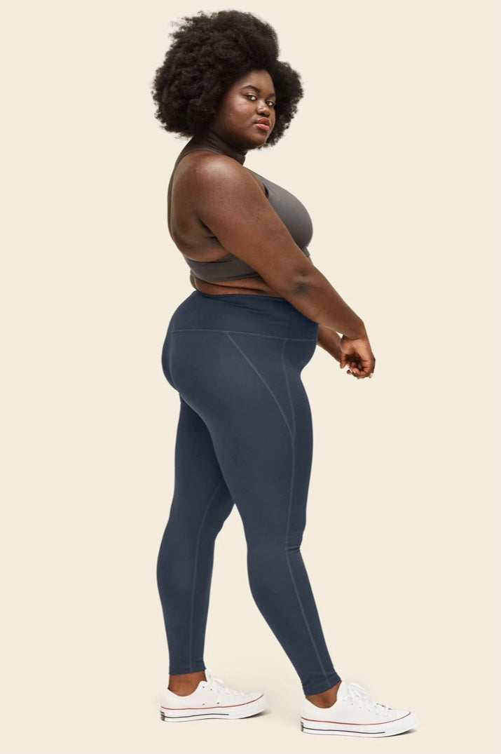 Girlfriend Collective Compressive High-Rise Legging- Midnight