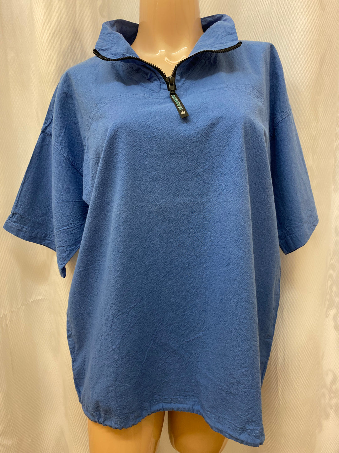 Danny Cotton Zipper Blouse