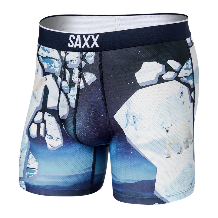 🇨🇦 Saxx Volt Breath Mesh Boxer Brief - Polar Ice