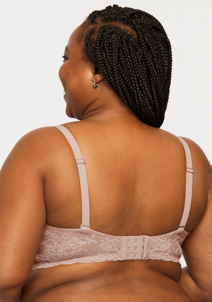 Montelle Cup Sized Wire-Free Bralette  - Moonshell