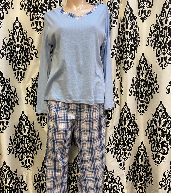 Plaid PJ Set