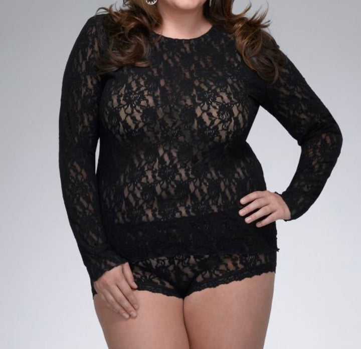 Hanky Panky Signature Lace Long Sleeve Top