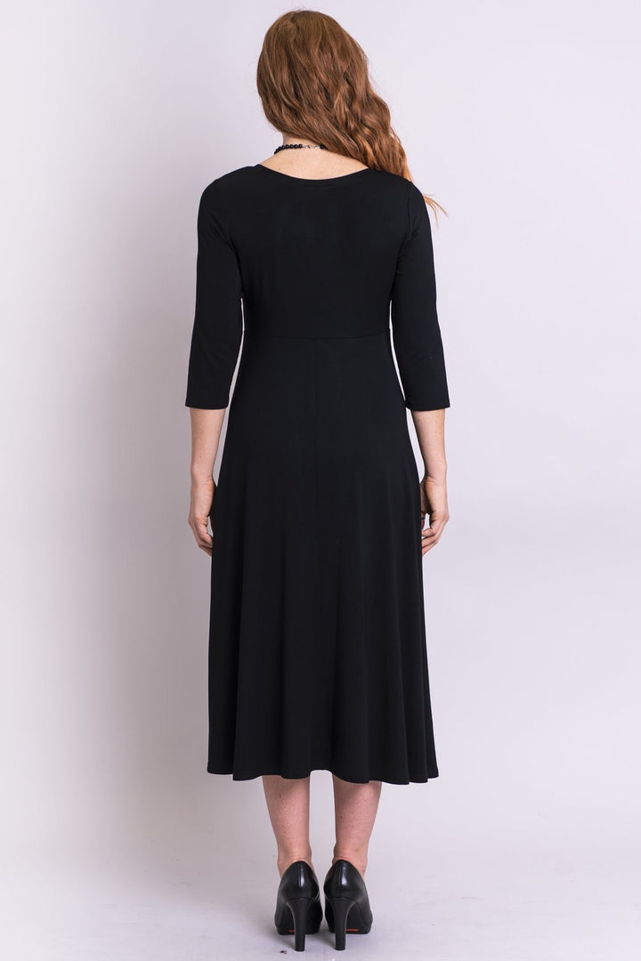 Soul 3/4 Sleeve Dress - Black