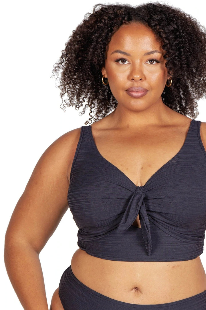 Natare Black Chlorine Resistant Delacroix One Piece