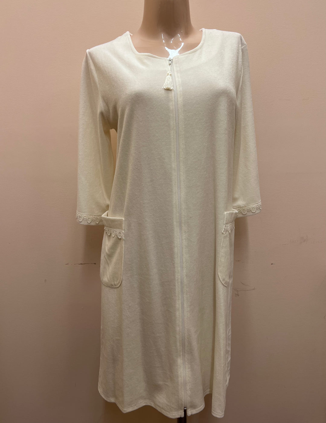 Najerika 3/4 Sleeve Zip Robe - 40"