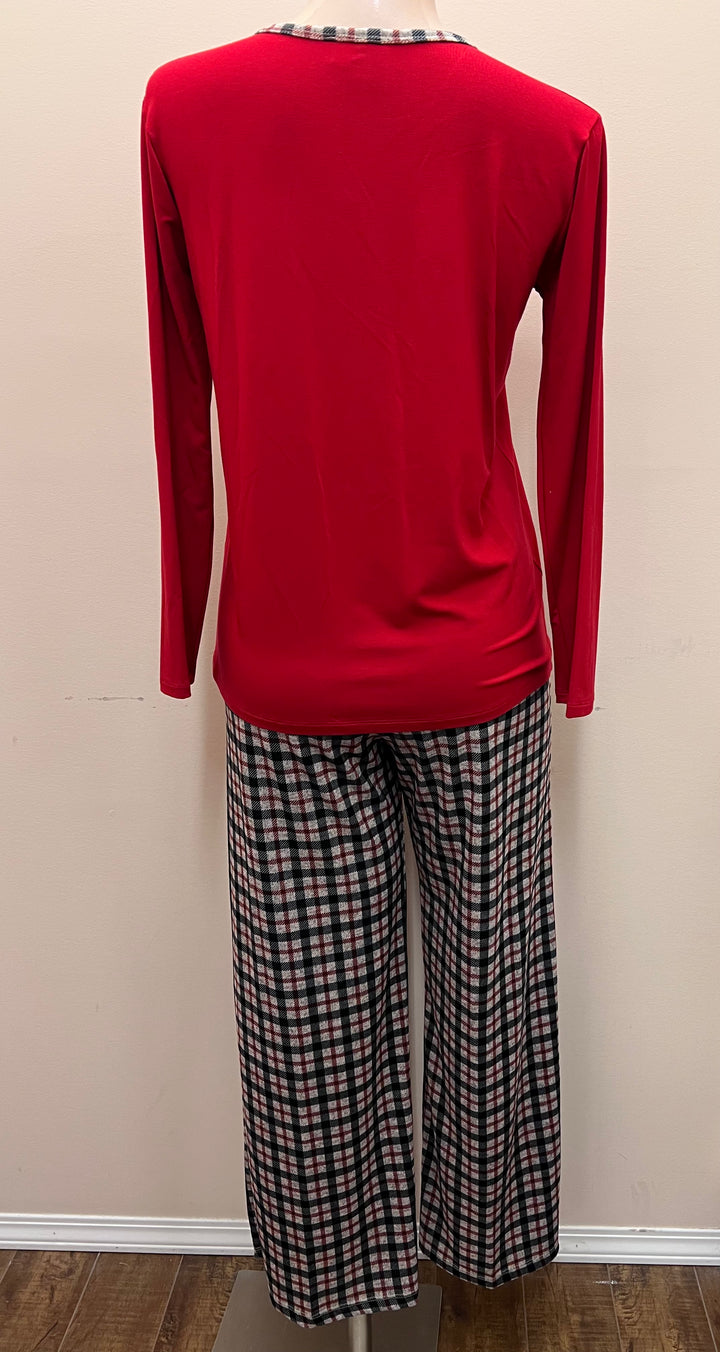 Najerika Bamboo Plaid PJ Set