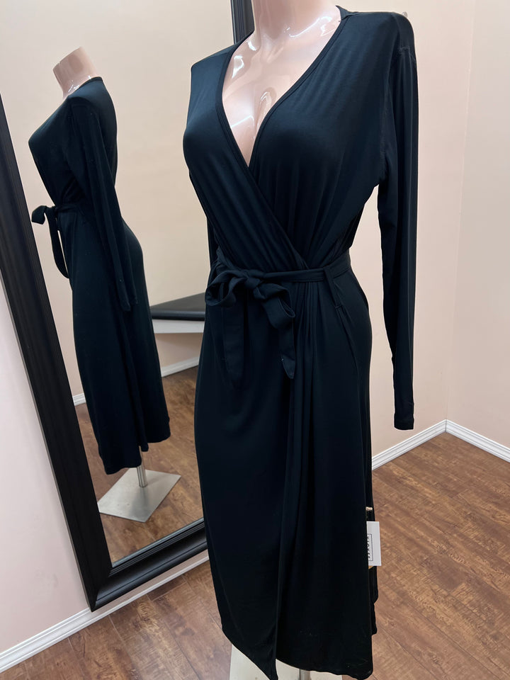 Solid Basic Robe - Midnight