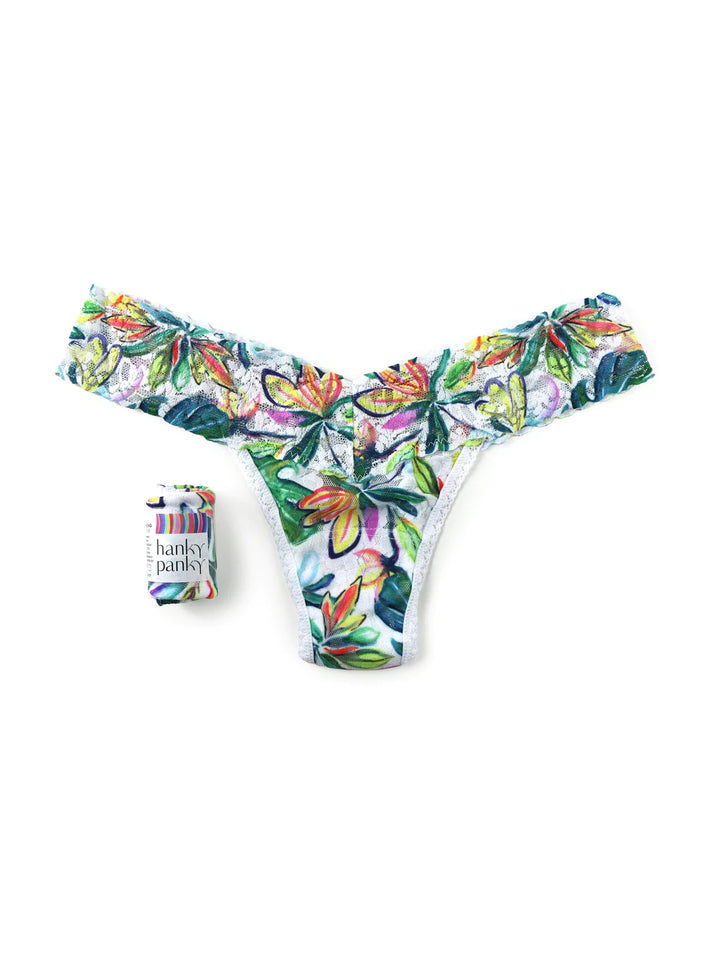 Hanky Panky Printed Signature Lace Thong - Palm Springs
