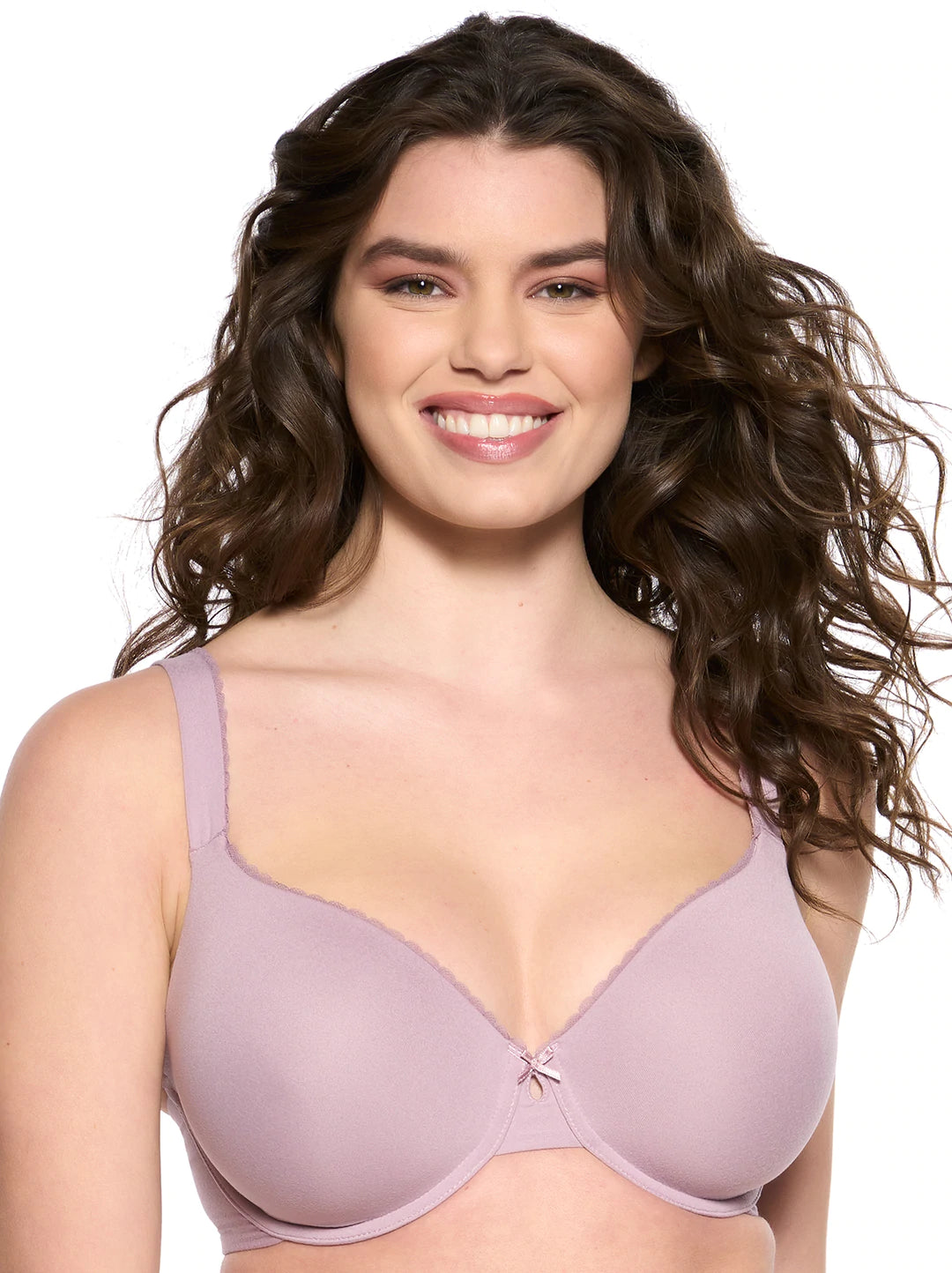 Paramour Sensational Underwire T Shirt Bra Wisteria Size D 34 Sheer Essentials Lingerie Swimwear