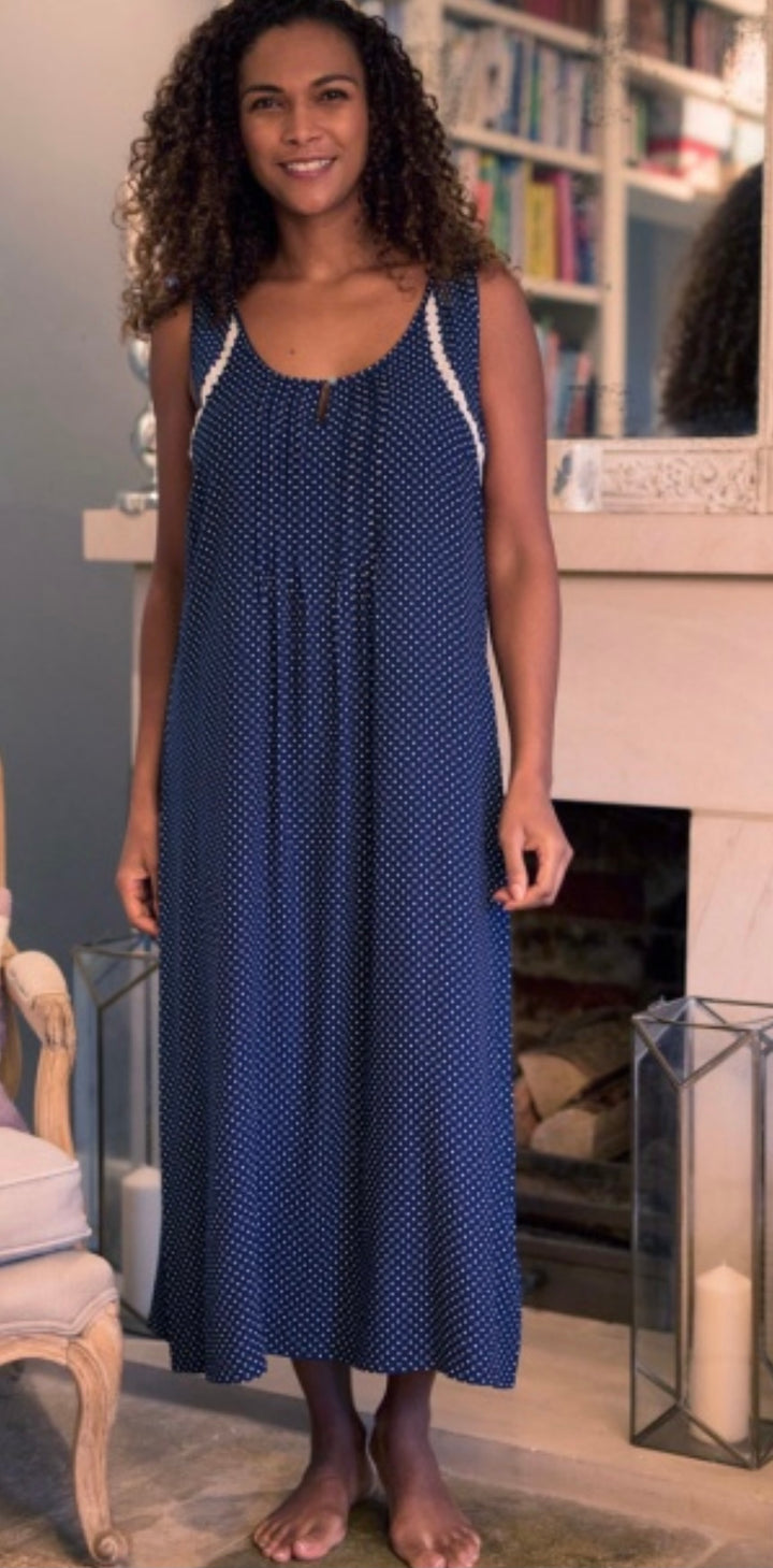 Judy Herringbone Long Nightdress