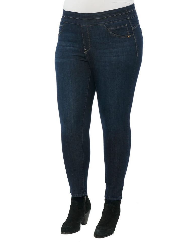 "Ab"solution Ankle Length Glider Jean - Size 24