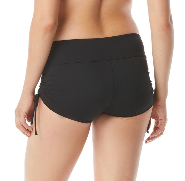 Blake Adjustable Side Tie Swim Short - Black