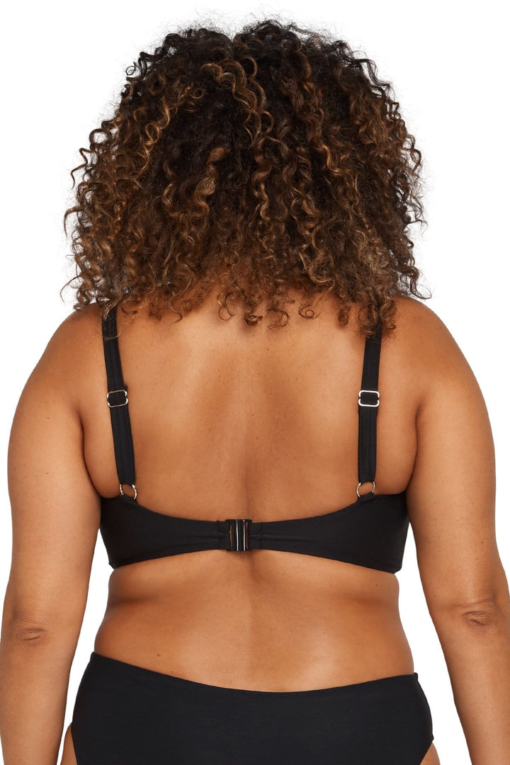 Hues Black Delacroix Bikini Top