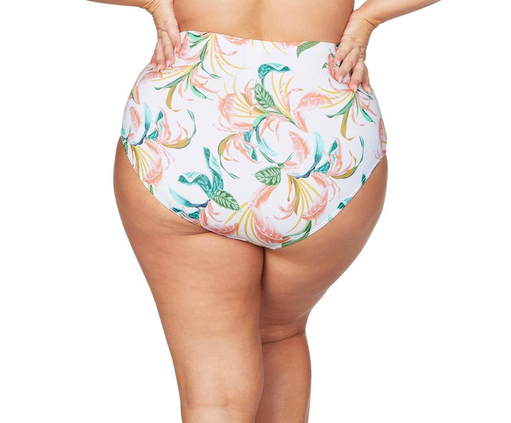 April Spritz White Botticelli High Waist Swim Pant