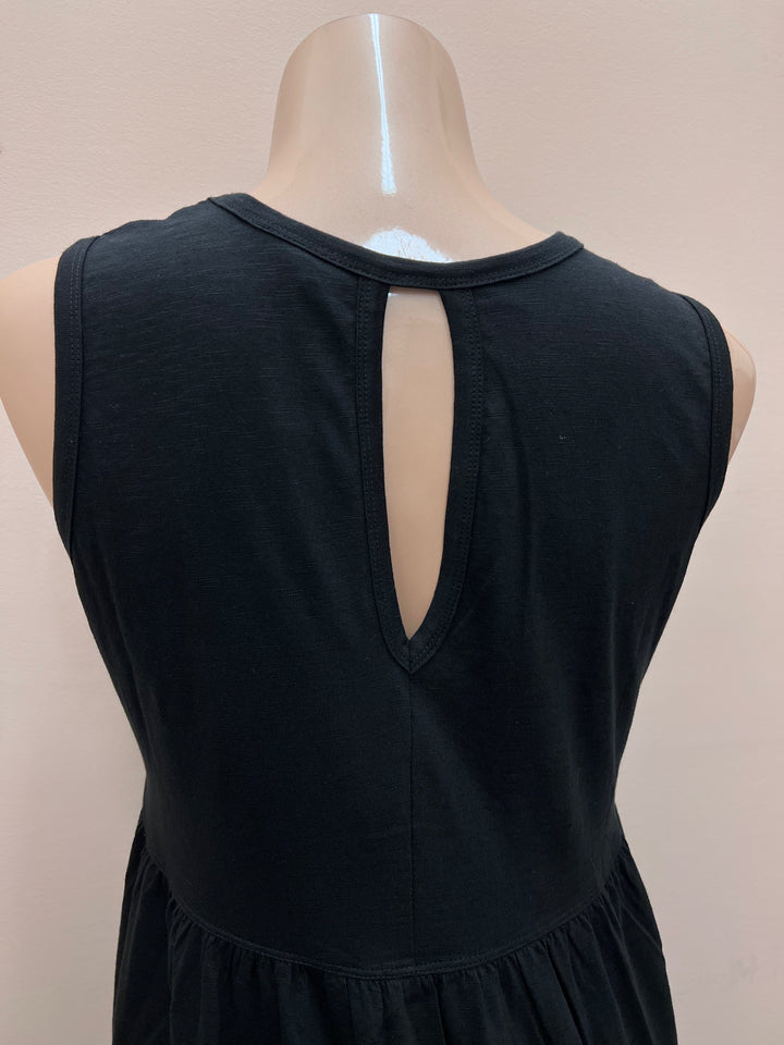 Harley Black Cotton Dress